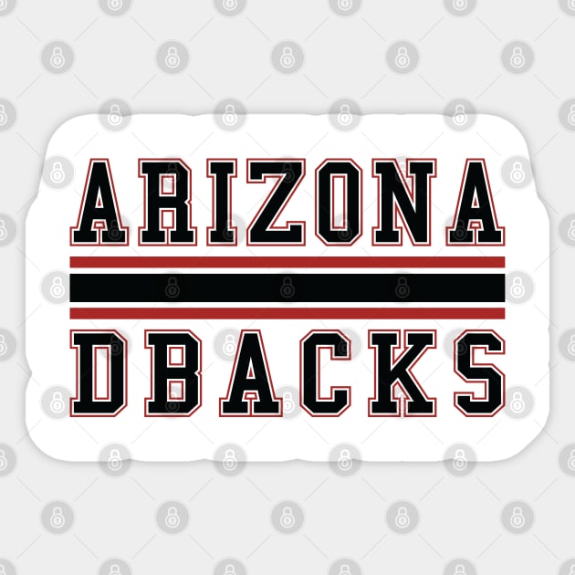 Arizona Dbacks Baseball Sticker by Cemploex_Art